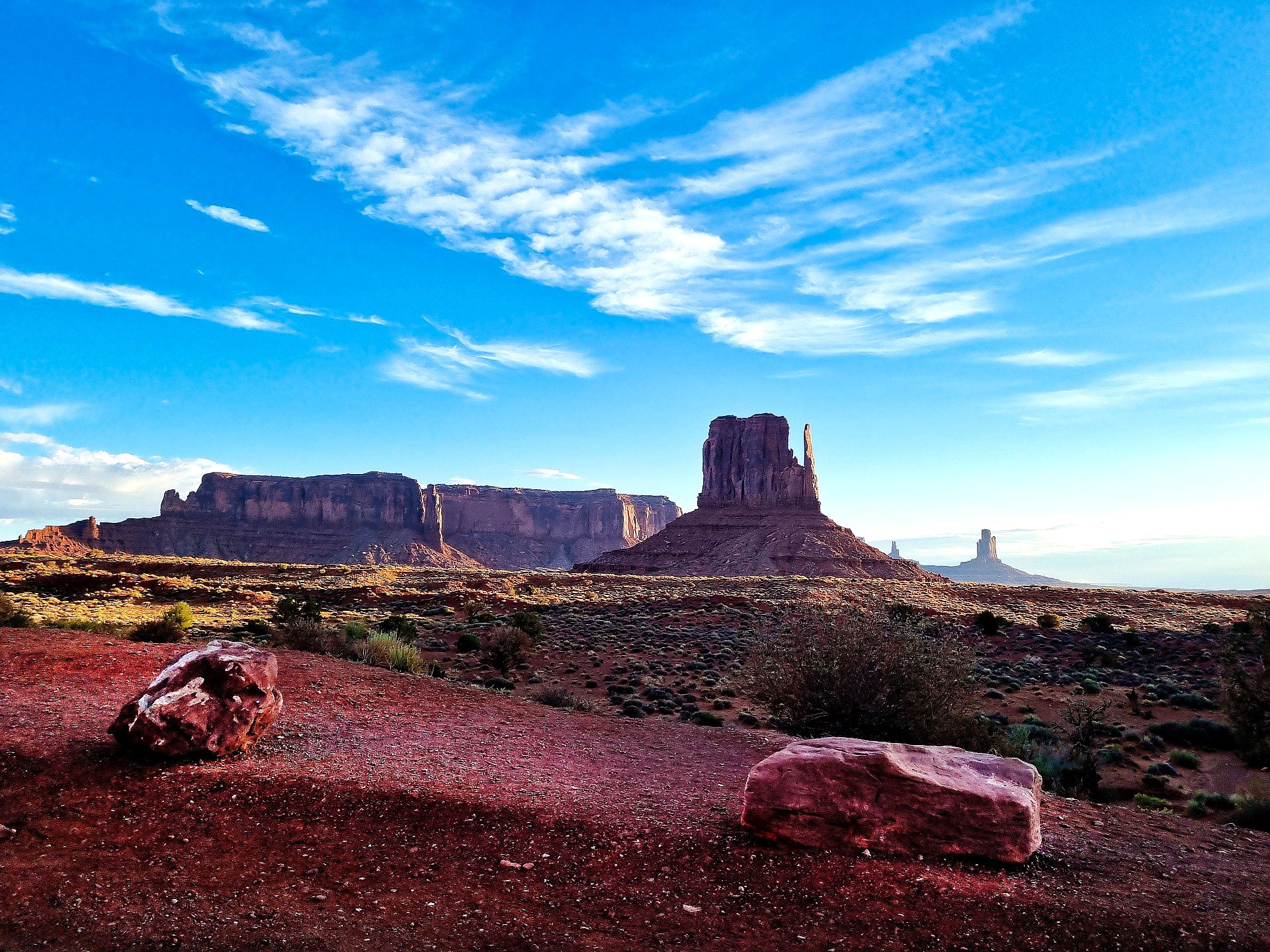 Panorama of Monument Valley