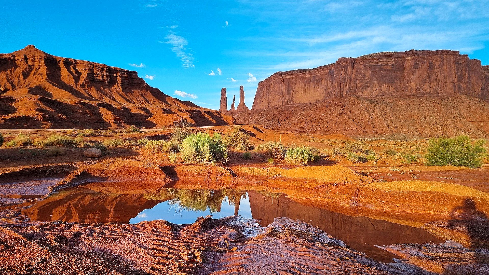 Reflections in Monument Valley