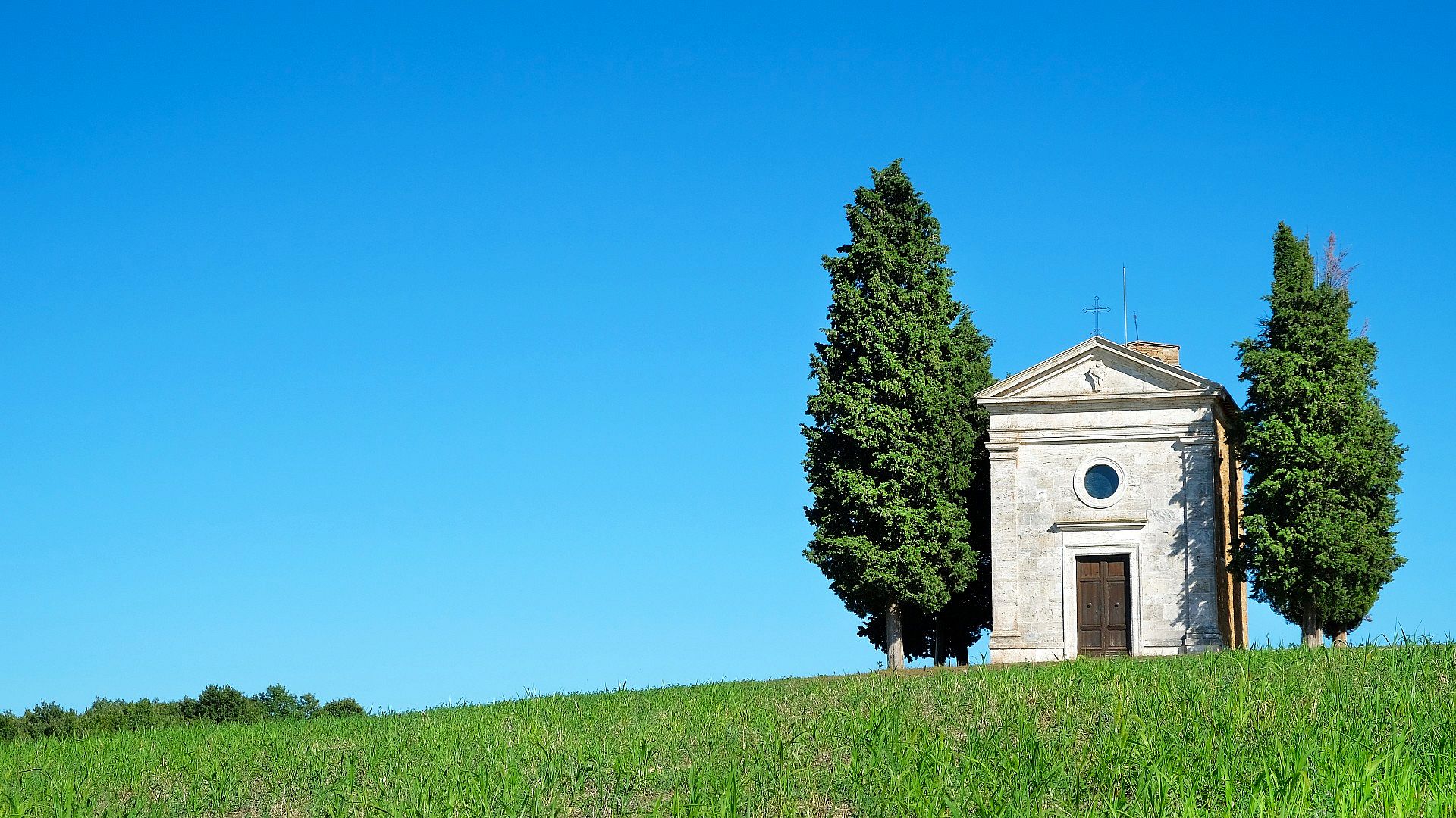 Vitaleta Chapel in Tuscany