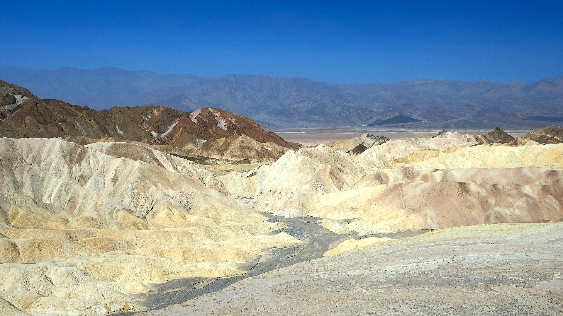 Colorful desert mountains