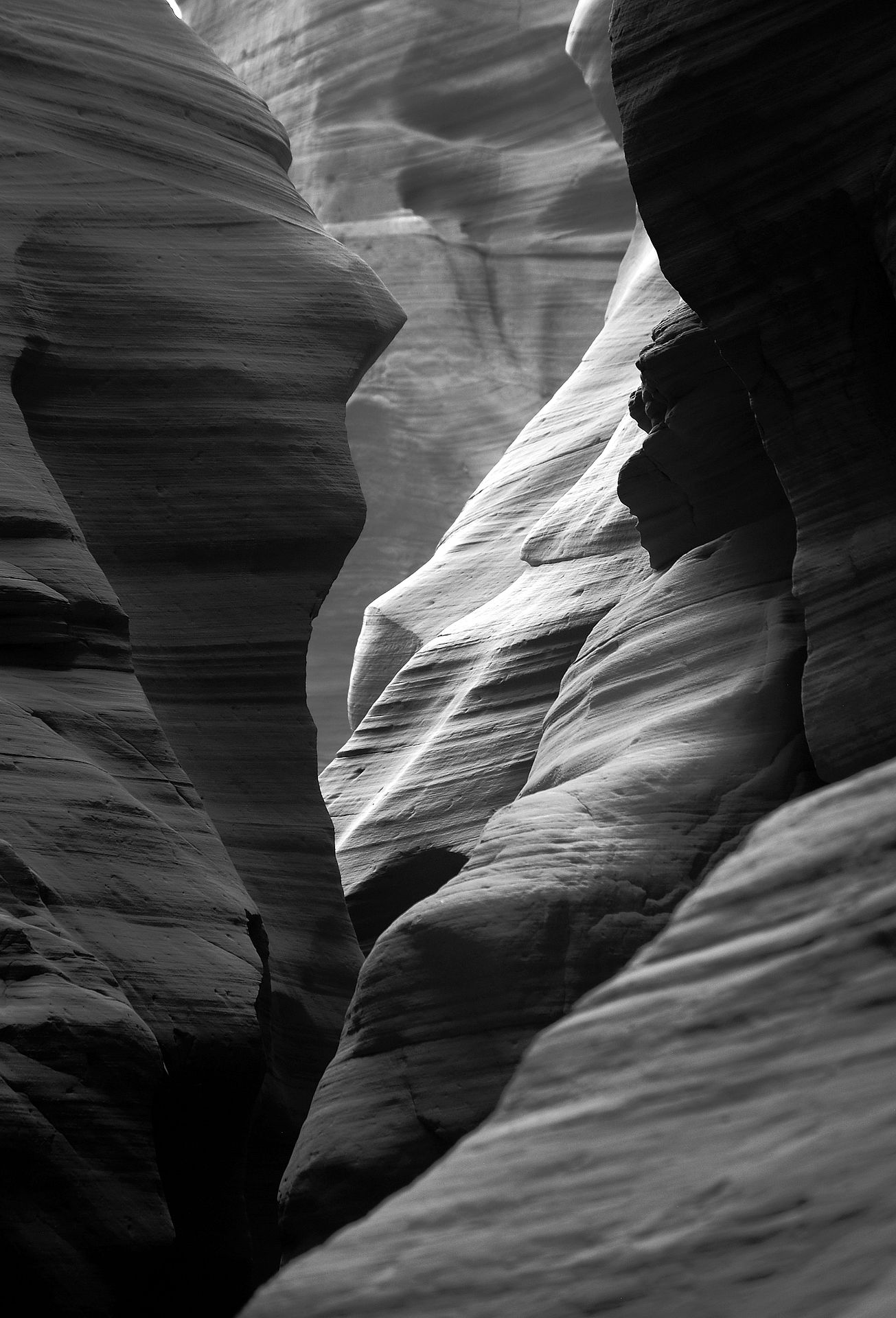 Canyon in Black and White