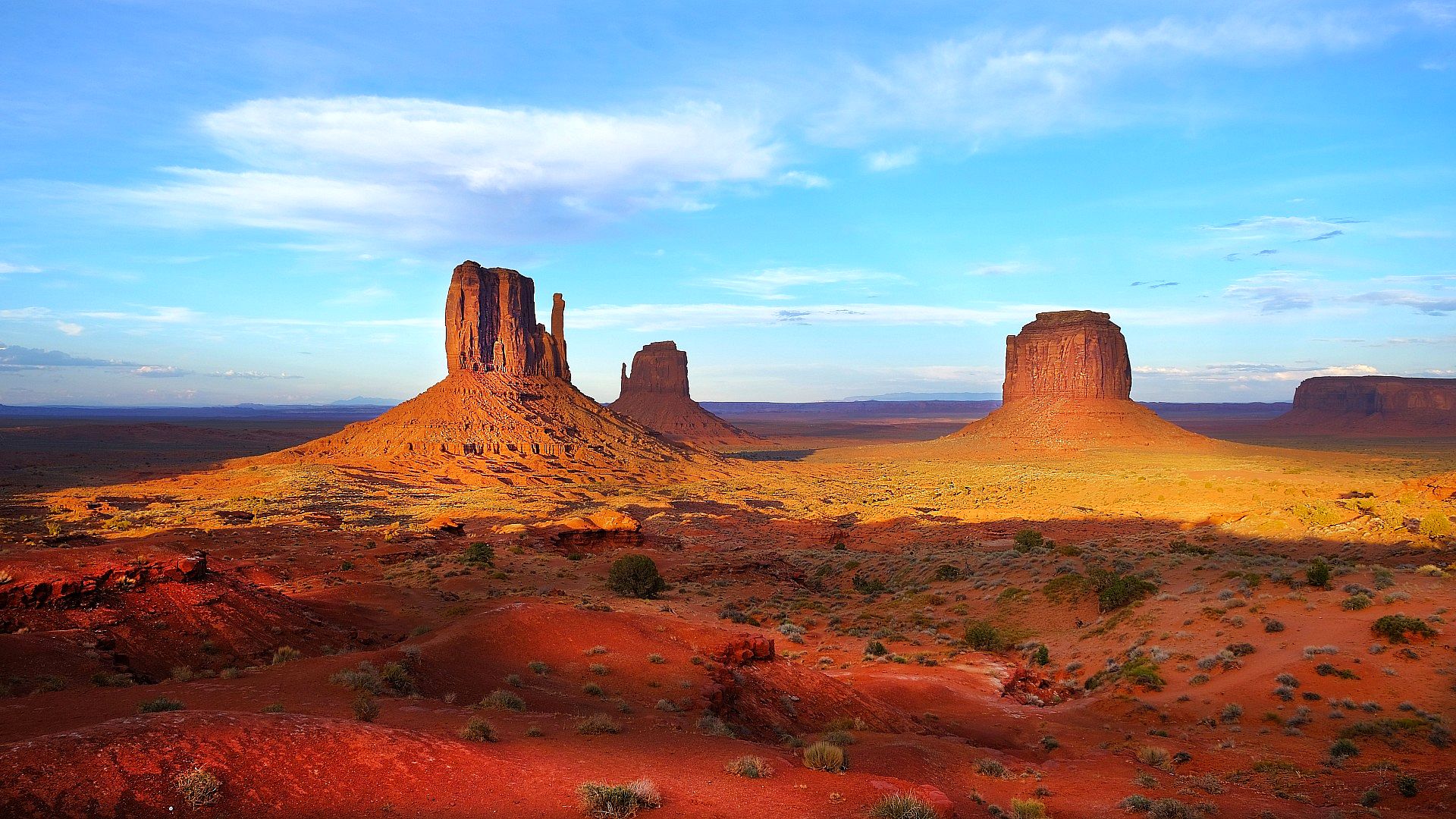Monument Valley at sunset