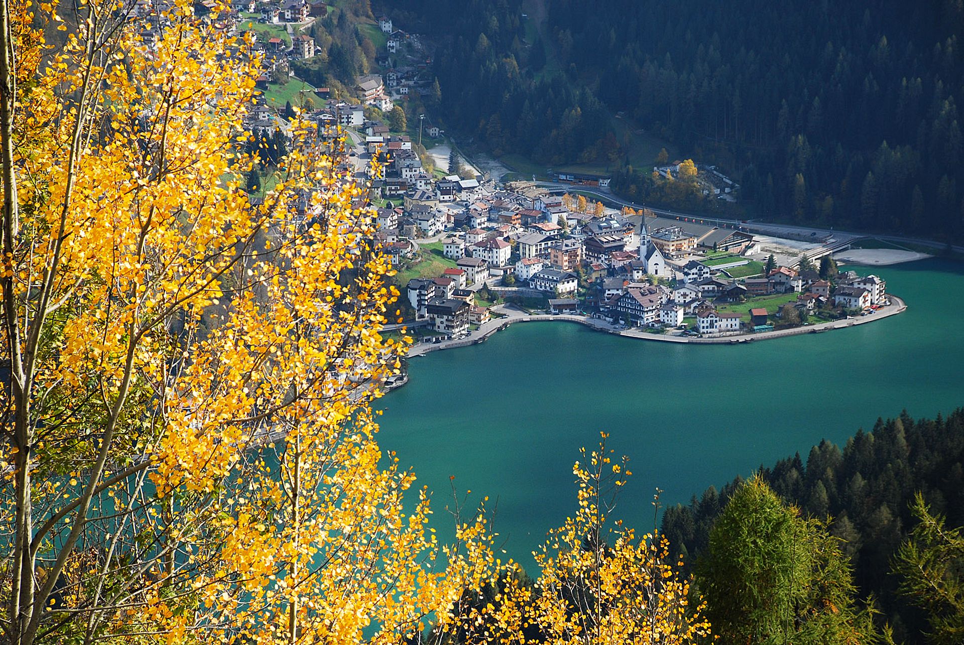Autumn colors on the lake