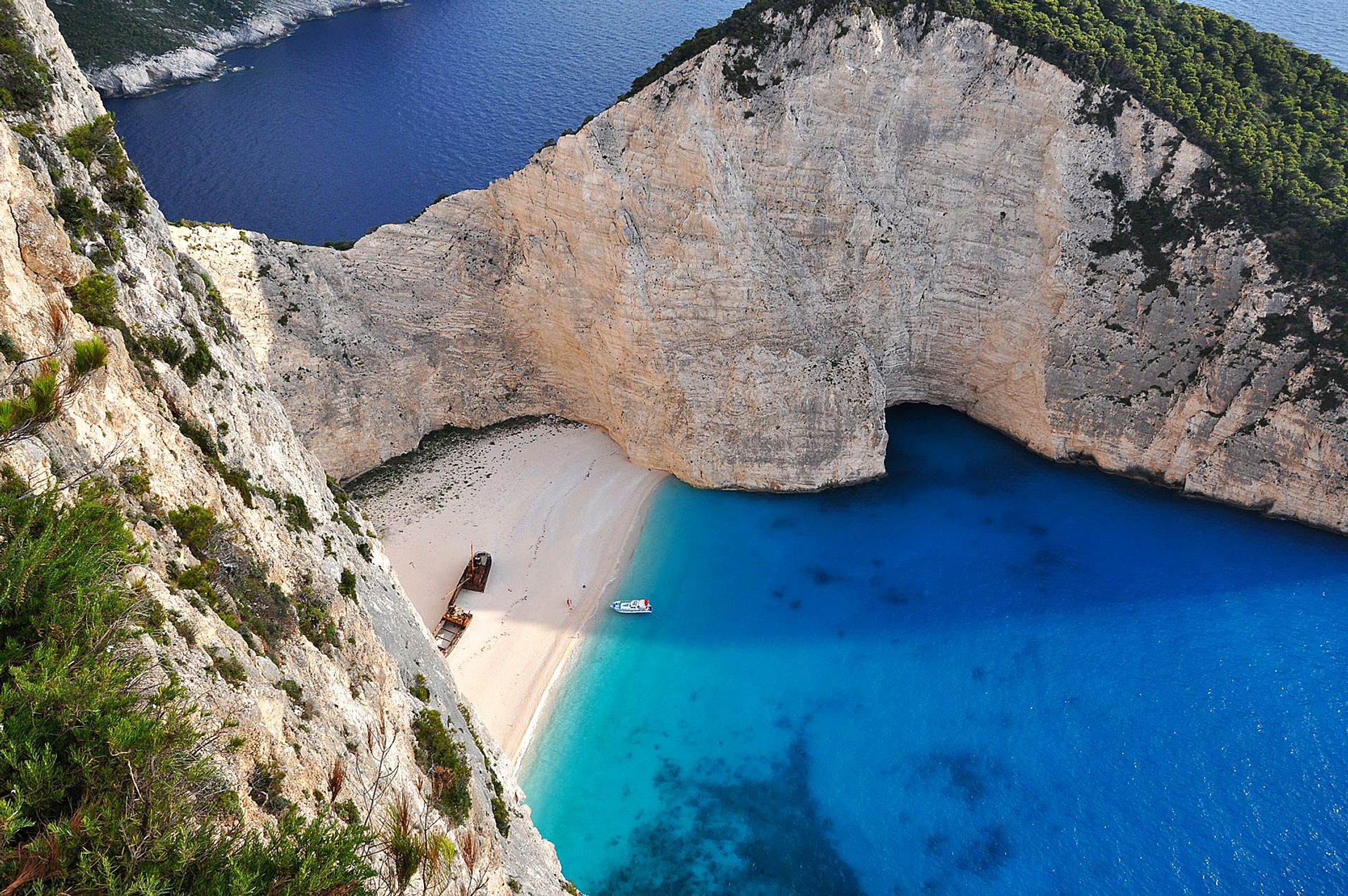 Shipwreck Beach in Zakynthos
