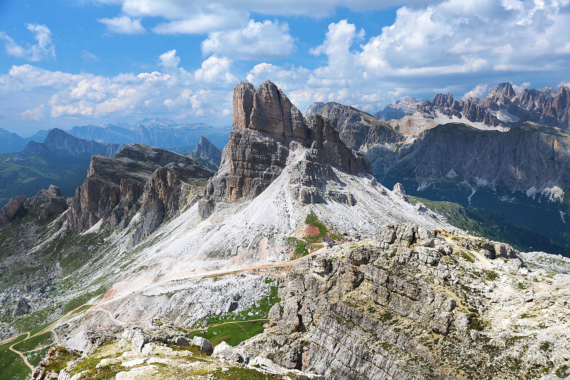 Majestic peaks of the Dolomites