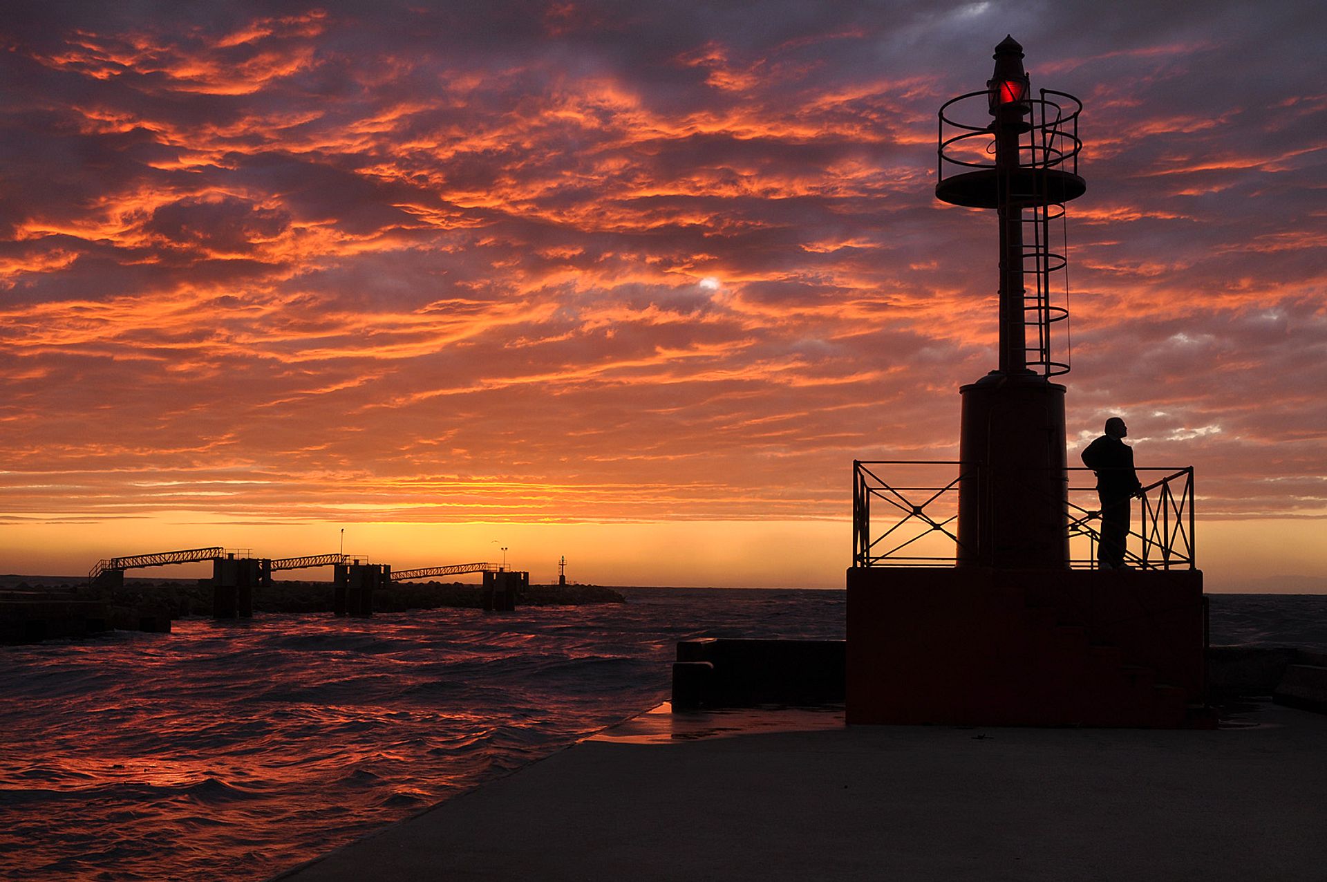 Sunset at the lighthouse
