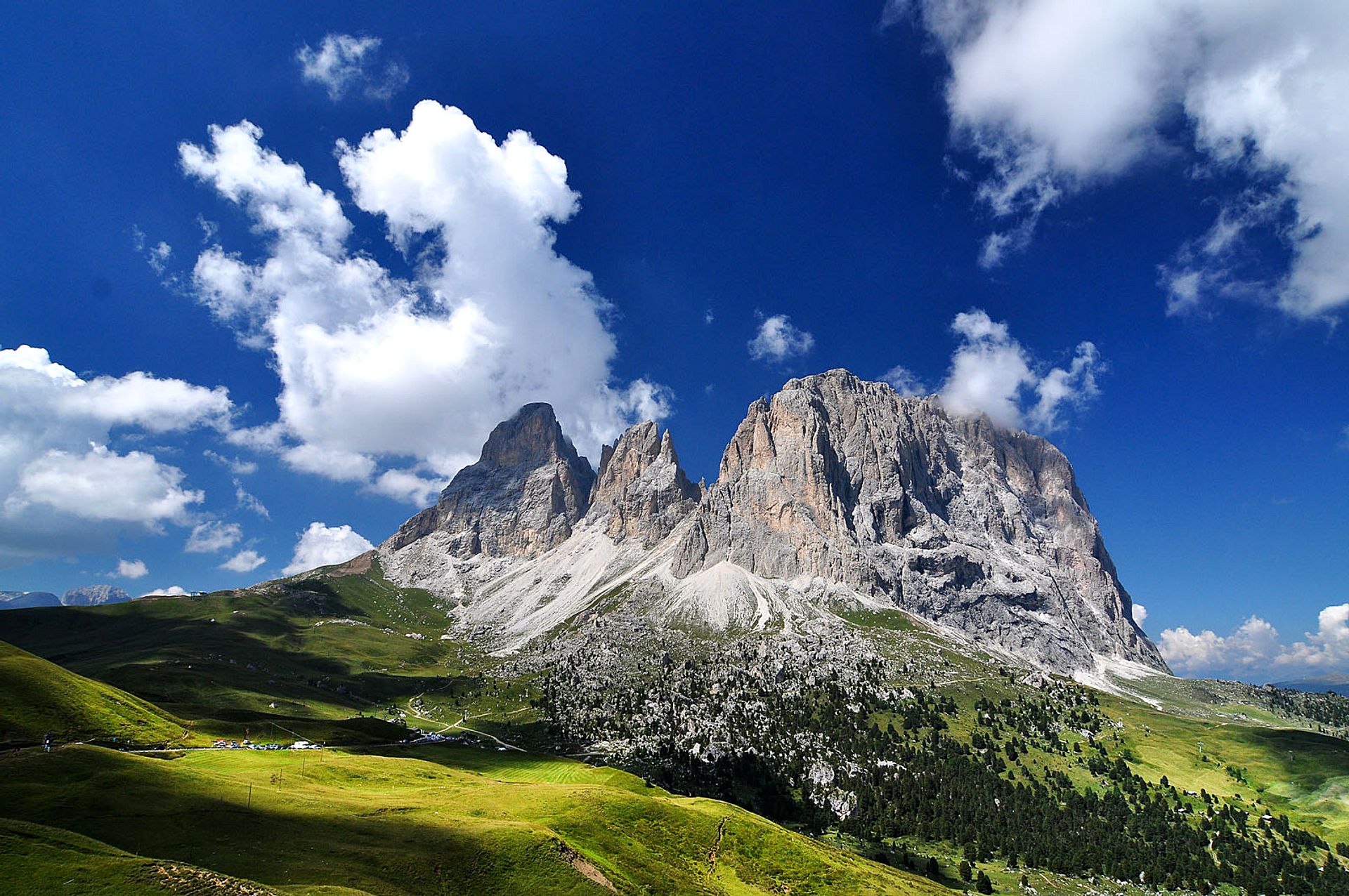 Majestic peaks of the Dolomites